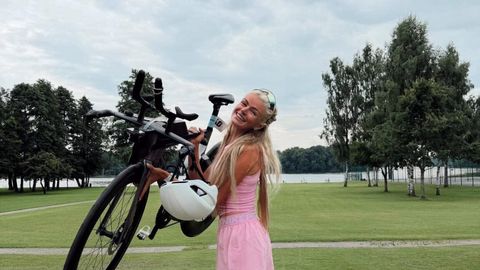 Raskest põlvetraumast paranenuna poodiumile: Eva Haavel üllatas Otepää triatlonil iseennastki