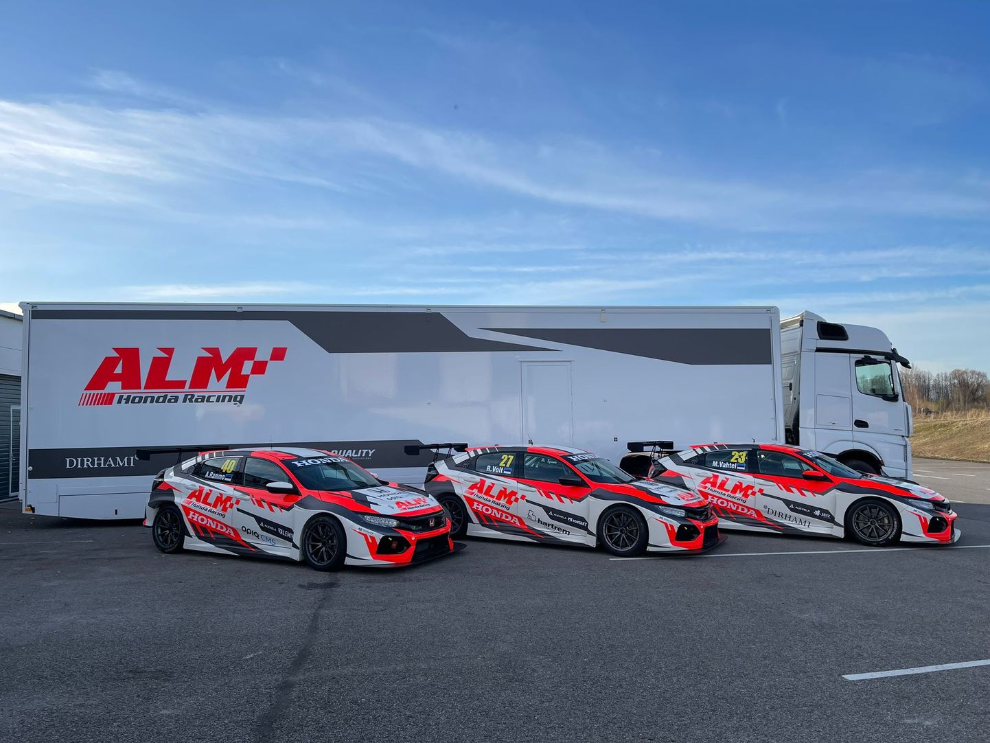 ALM Honda Racingu 2023. aasta võistkond.