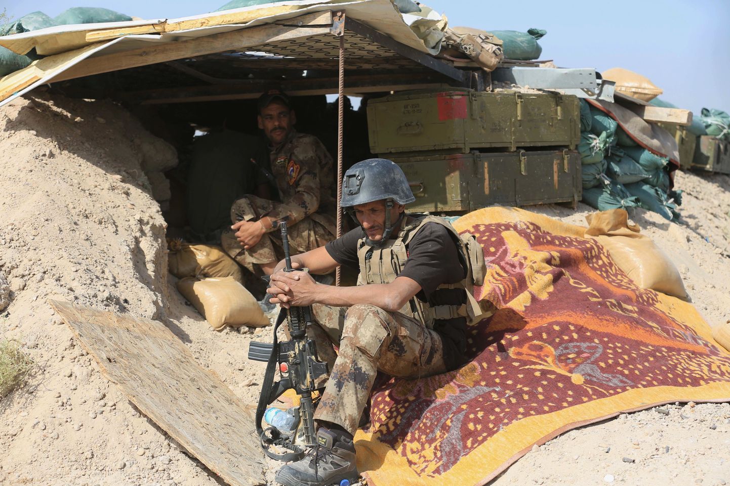 Iraagi väed Fallujah äärelinnas, Naimiyas