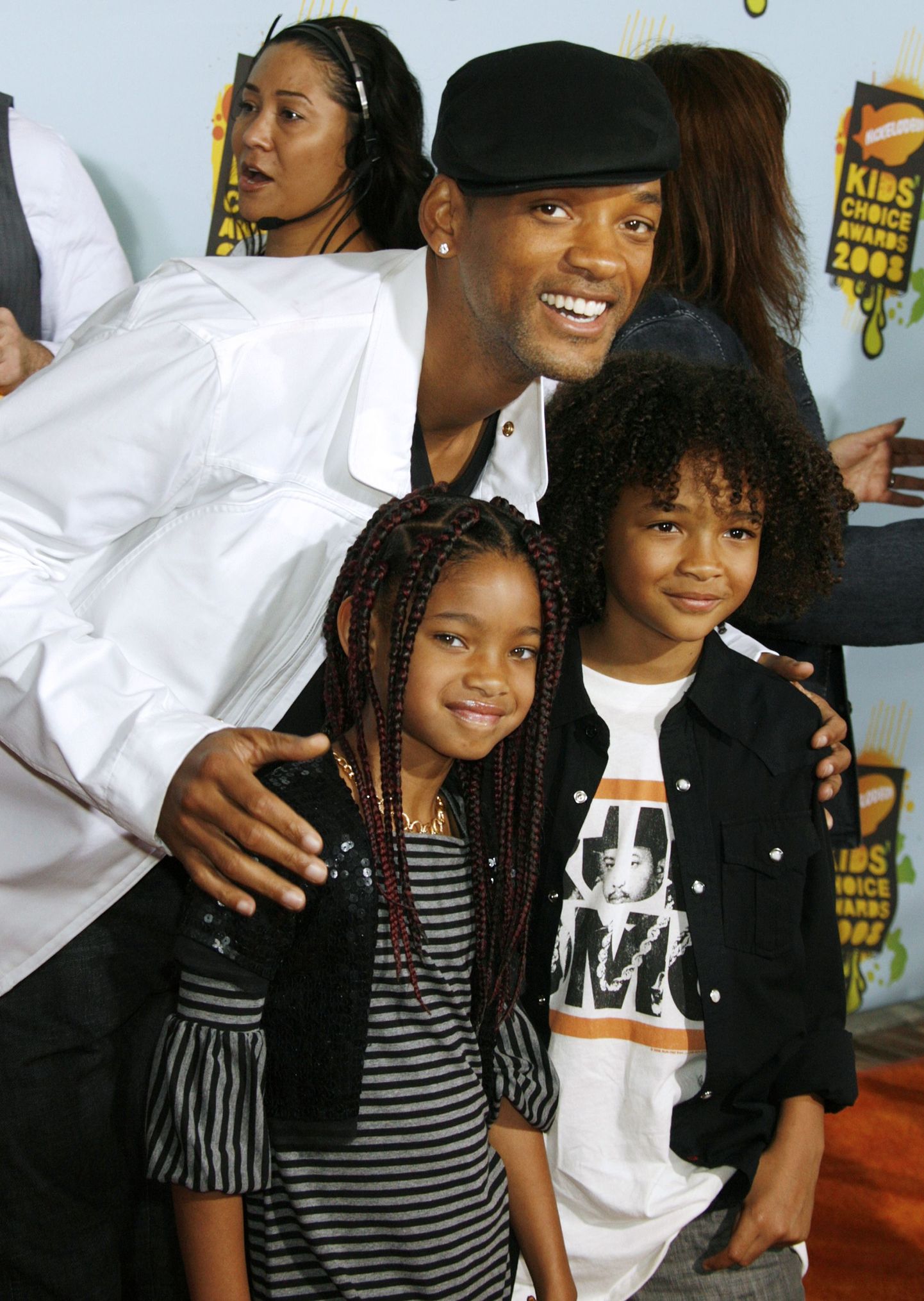 Will Smith koos tütar Willow ning poeg Jadeniga