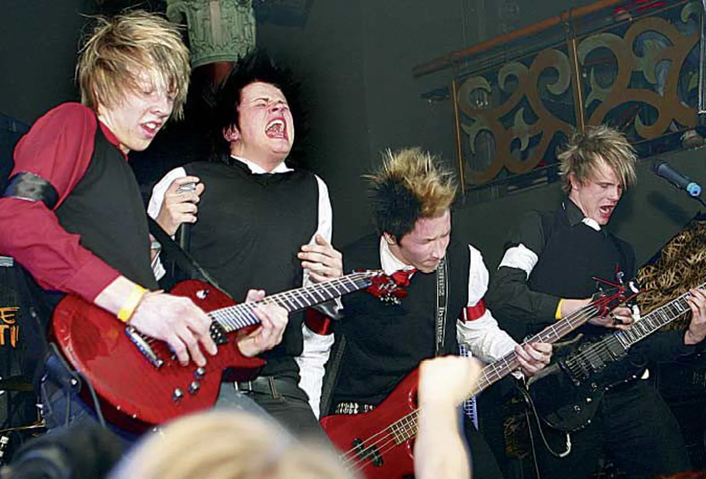 Konkursi Noortebänd 2007 võitja ansambel Bedwetters..