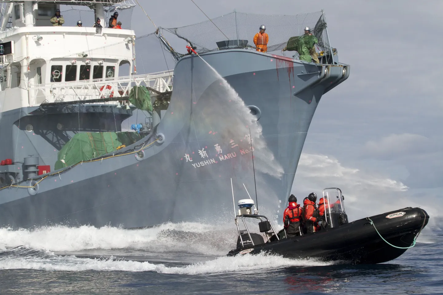 Sea Shepherdi aktivistid võitluses jaapanlaste vaalapüügi vastu