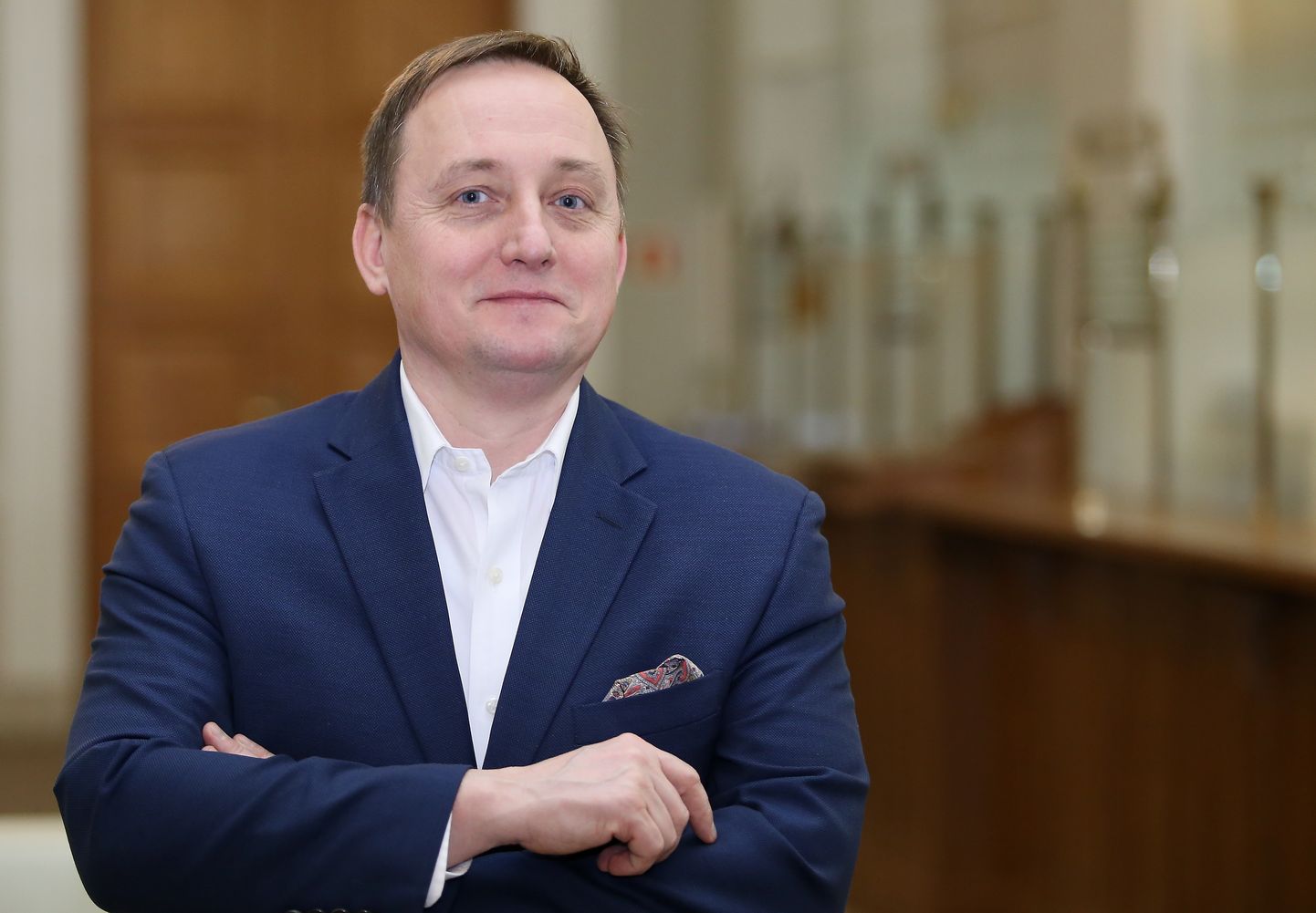 Latvijas Bankas prezidenta amata kandidāts Mārtiņš Kazāks. 