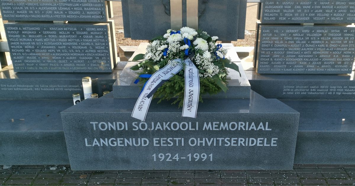 GALERII ⟩ Kristiines tähistati Tartu rahu aastapäeva Tondi Sõjakooli memoriaali juures