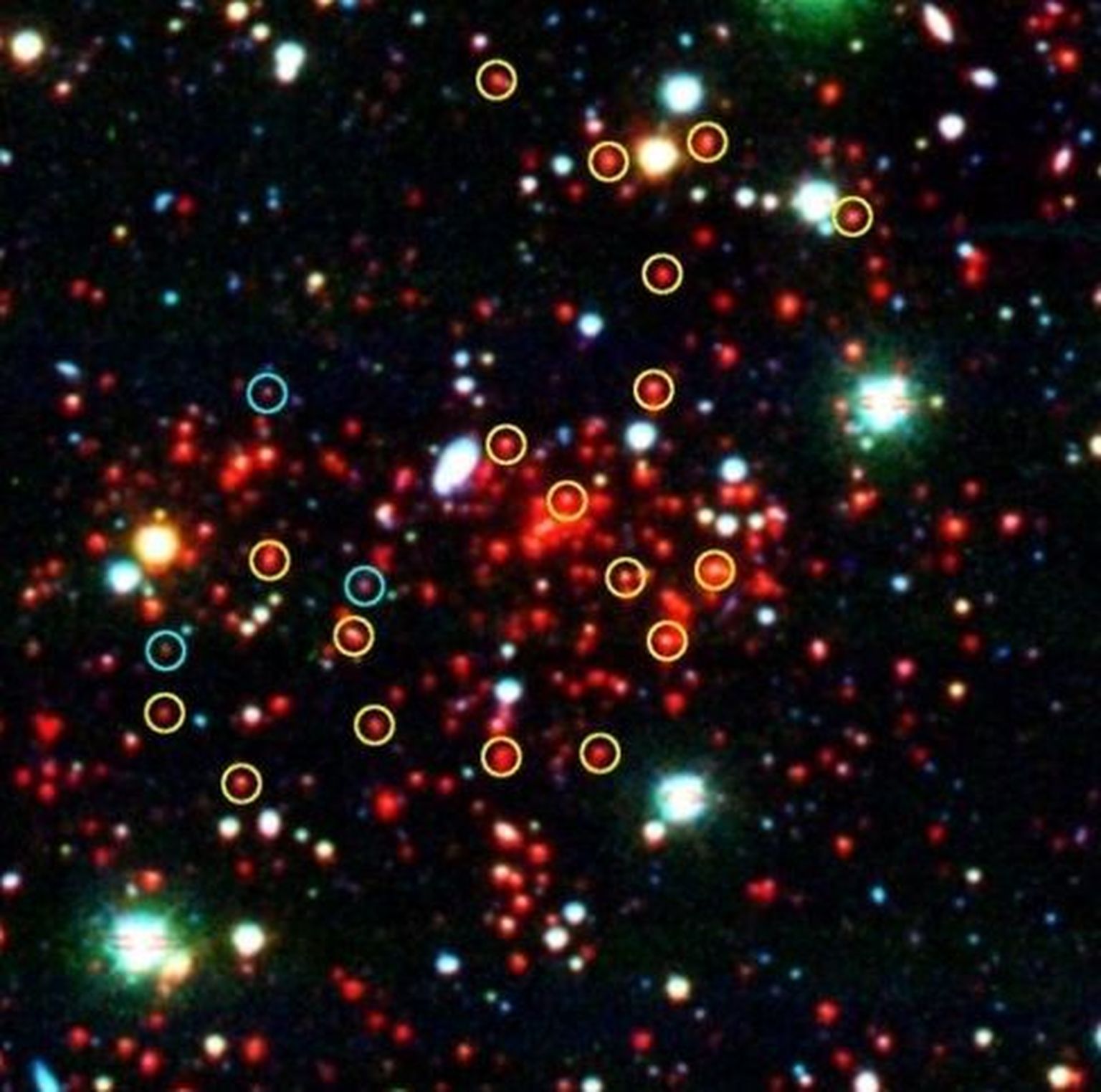Seitse miljard valgusaasta kaugusel asub suur galaktikaparv