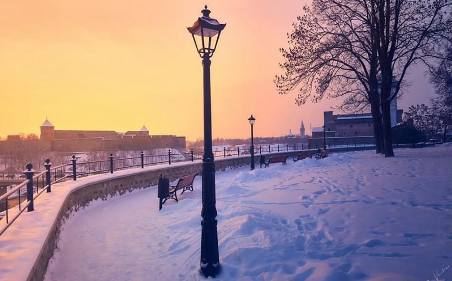 Narva promenaad.