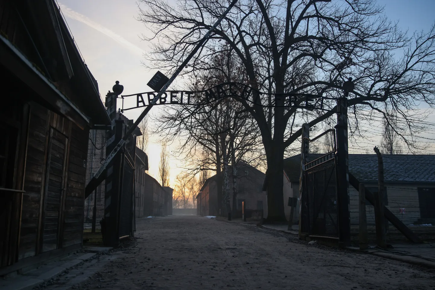 Auschwitzi mälestusmemoriaal, 27. jaanuaril Poolas Oświęcimis.
