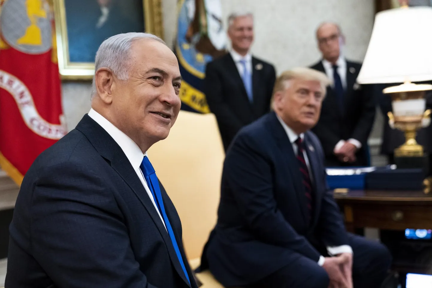 Benjamin Netanyahu Valges Majas.