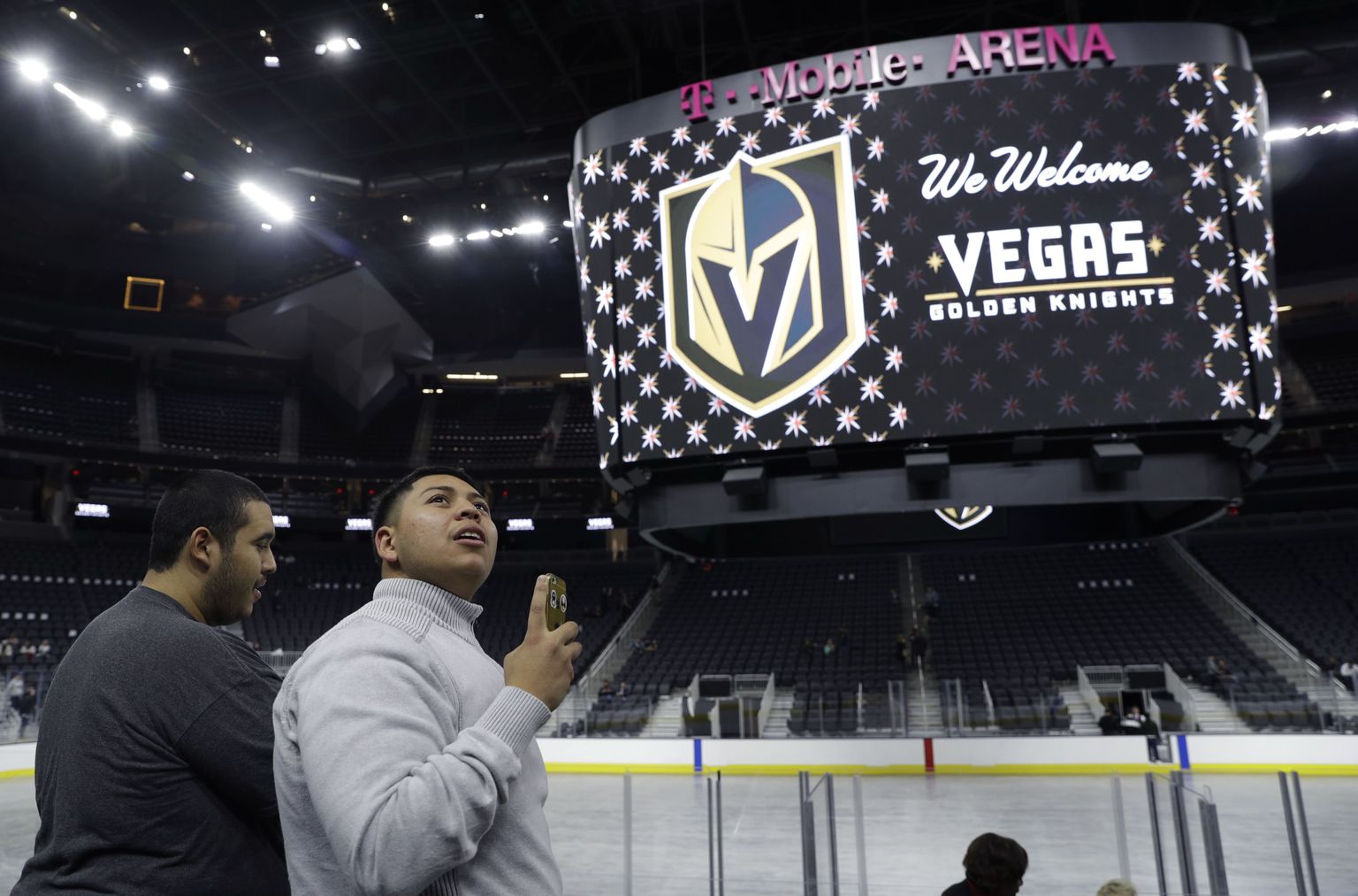 Las Vegase NHLi-meeskonna Vegas Golden Knights esitlus.