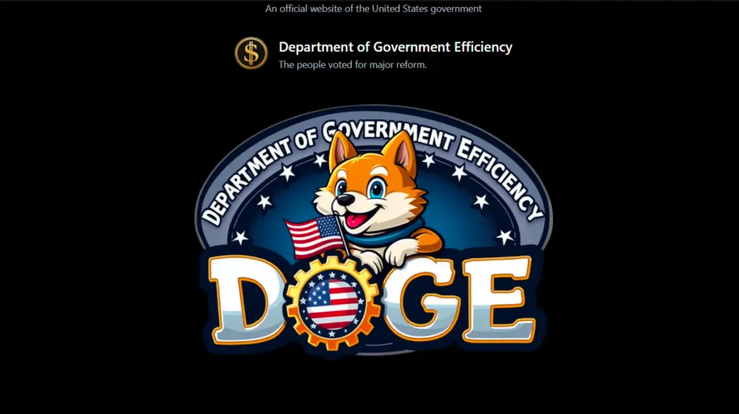 Nii nägi välja tõhususe ministeeriumi (DOGE – Department of Government Efficiency) uus veebisait - DOGE.gov.