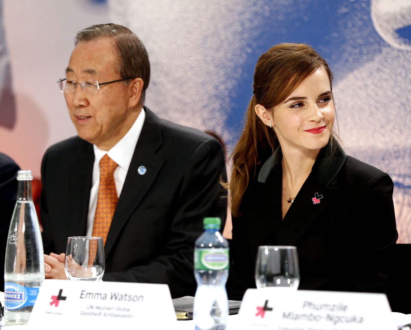 Emma Watson ja ÜRO peasekretär Ban Ki-moon