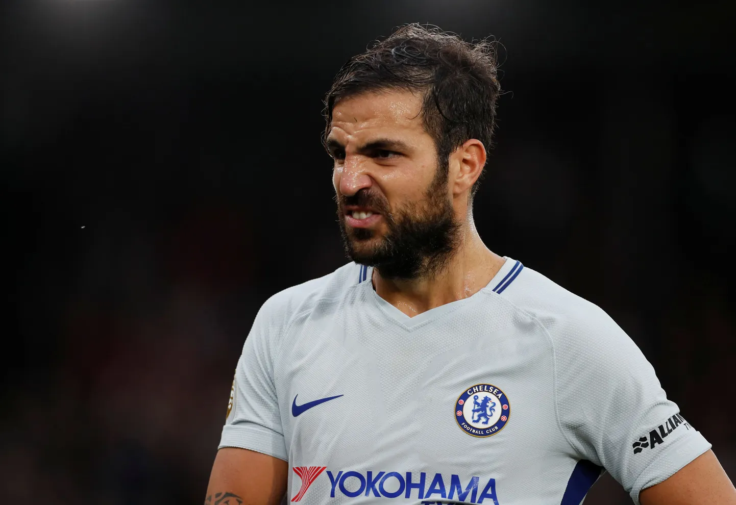 Chelsea poolkaitsja Cesc Fabregas.