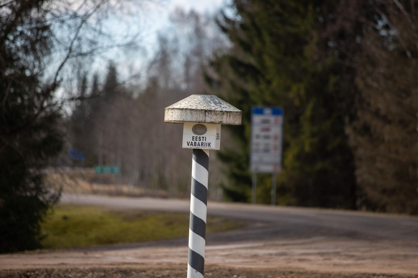 Eesti-Läti piiripunkt Lillis.
 