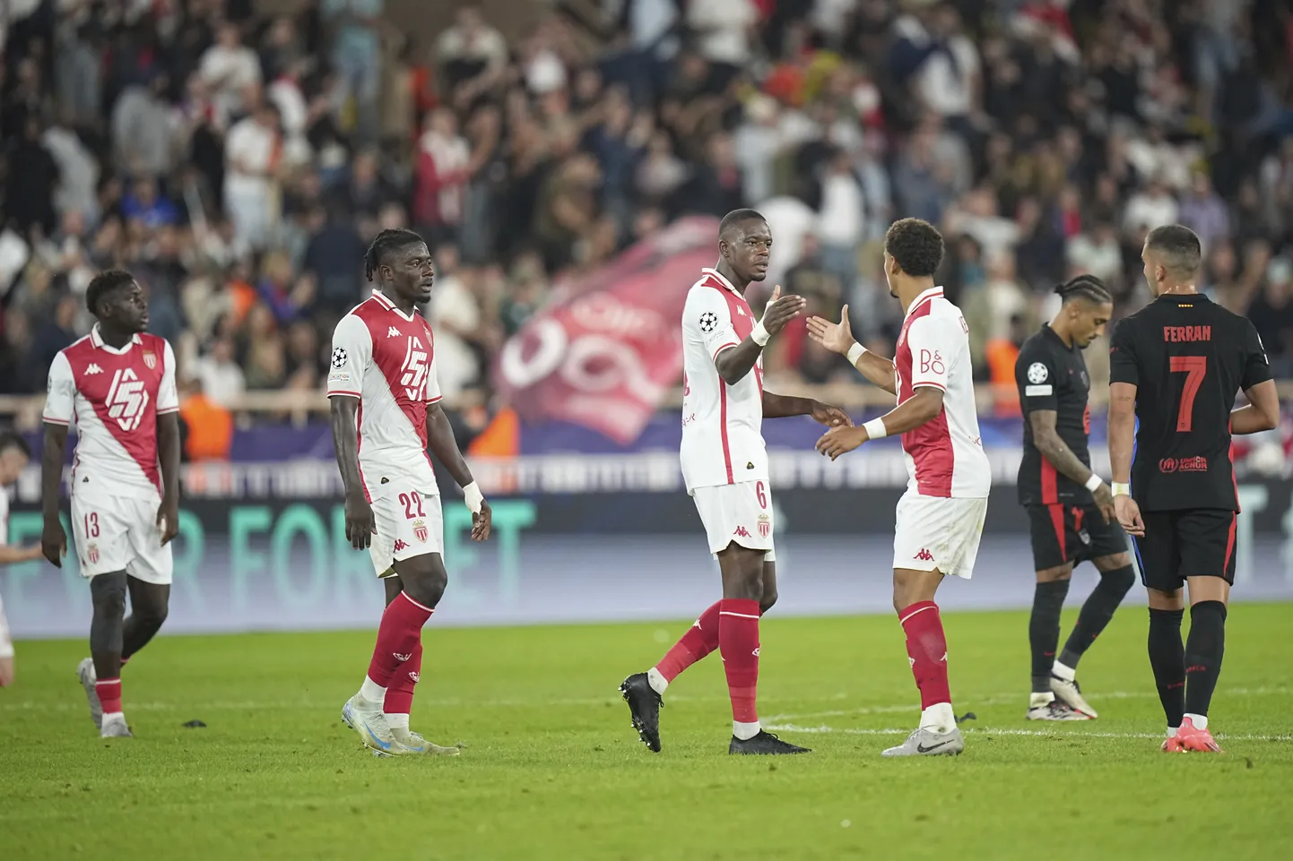 "Monaco" un "Barcelona" futbolisti.