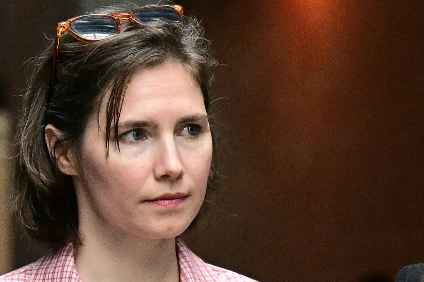 Amanda Knox teel Firenze kohtusse. 5. juuni 2024.