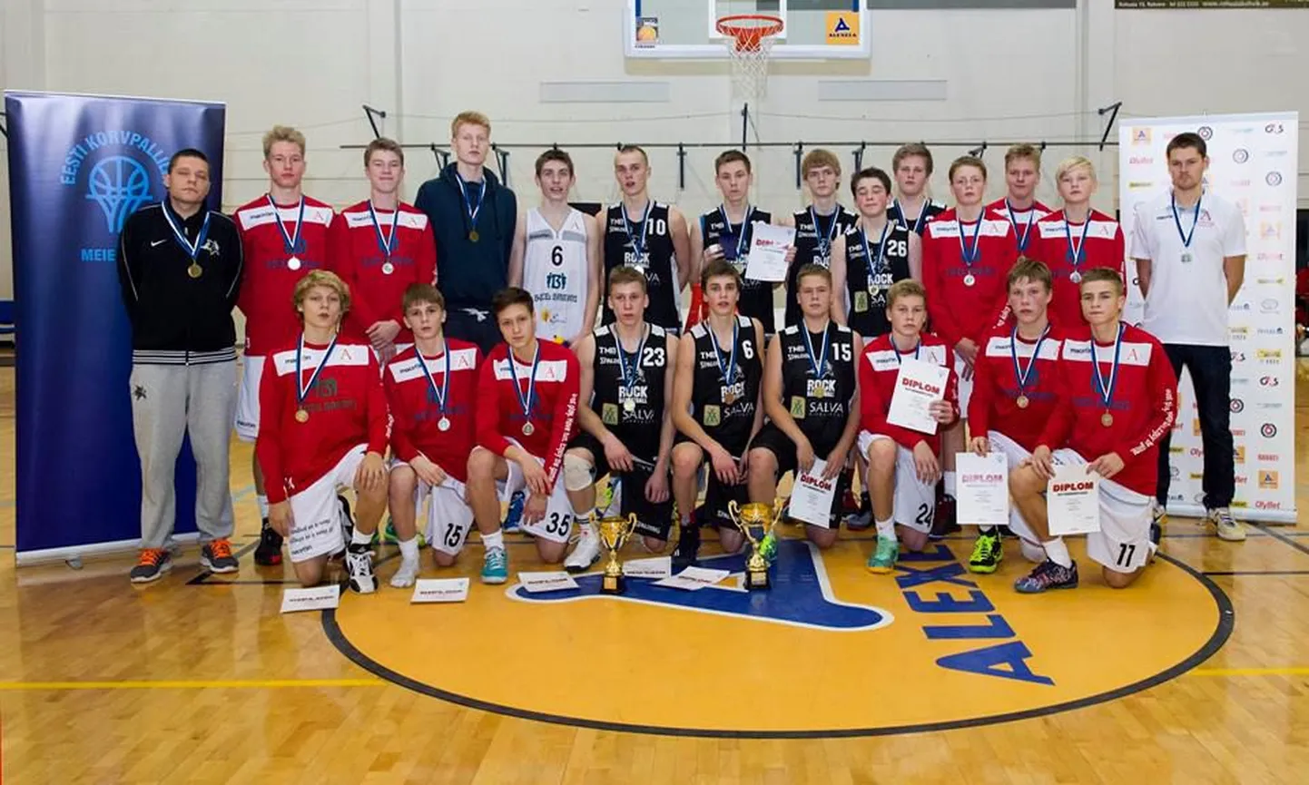 U16 klassi karikafinaali vastased Salva/Rock ja Audentese SK.
