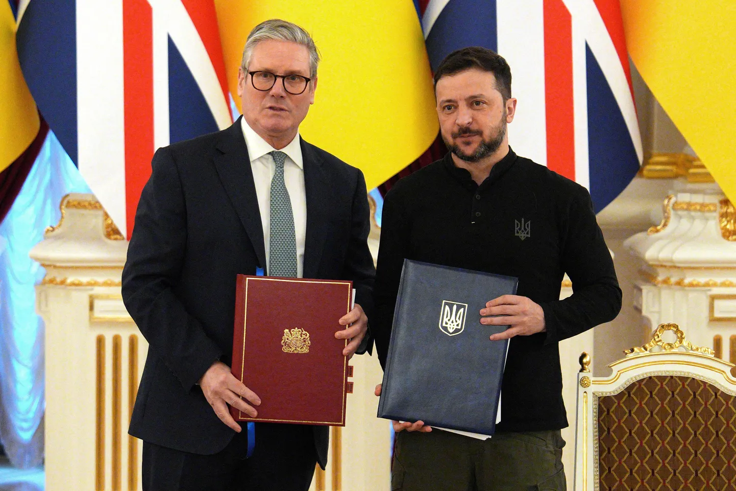 Кир Стармер и Владимир Зеленский.