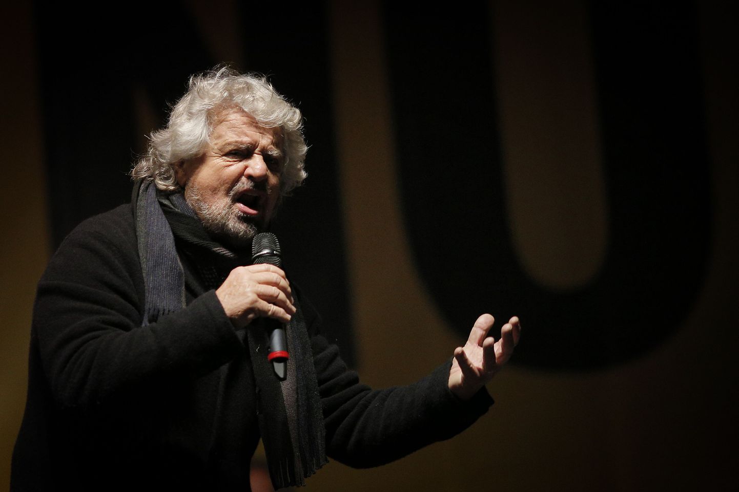 Viie Tähe Liikumise juht Beppe Grillo.