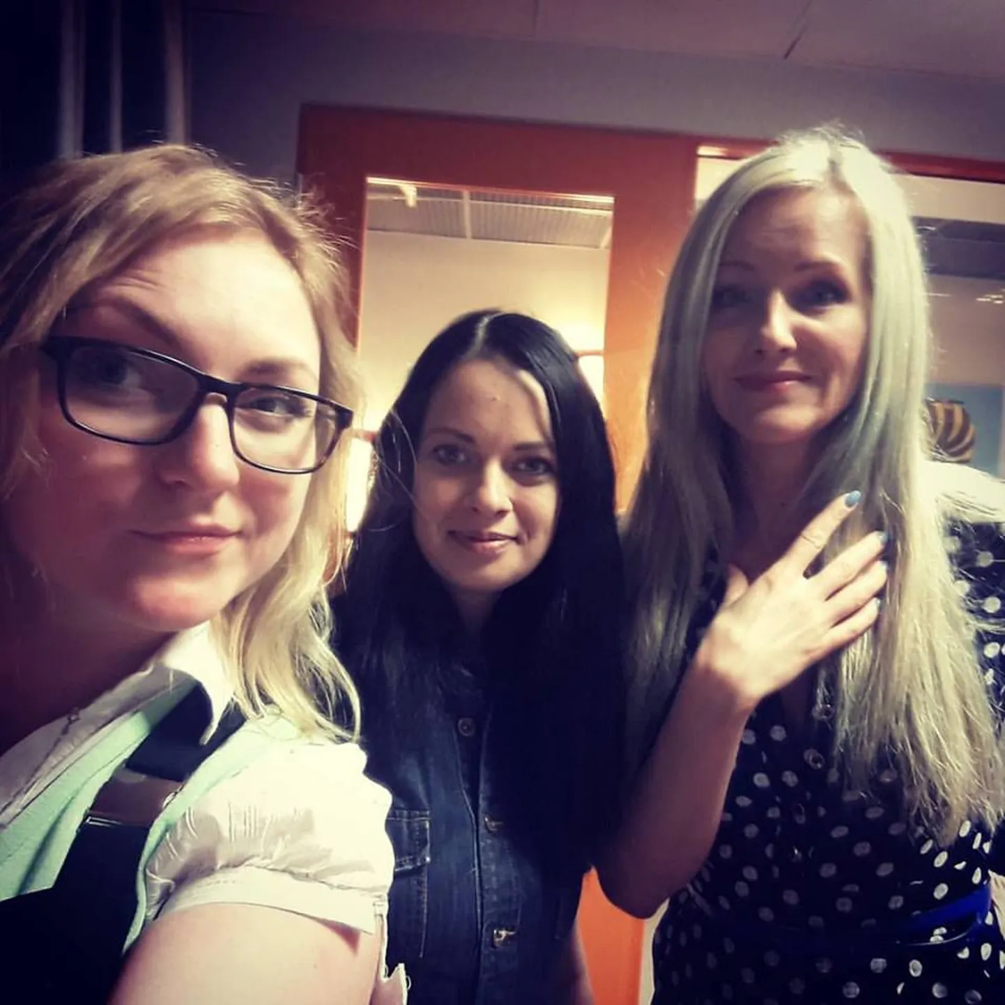 Dagmar, Heidi ja Kristina stuudios