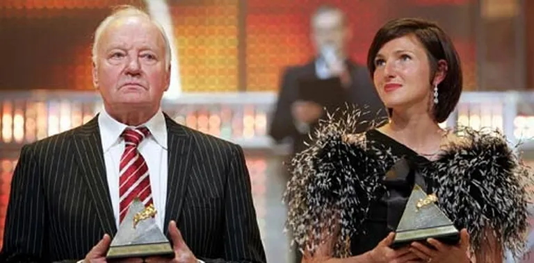 Jānis Kvēps un Jeļena Prokopčuka "Latvijas Gada balva sportā" ceremonijā