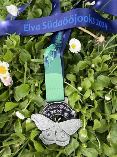 Ööliblikaga medal.