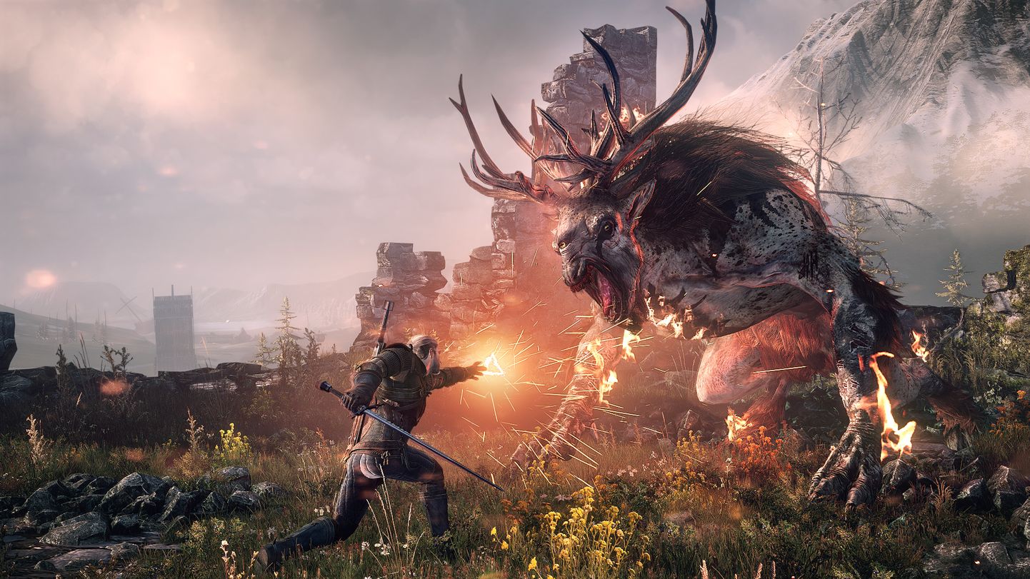 Kaader videomängust “The Witcher 3: Wild Hunt."