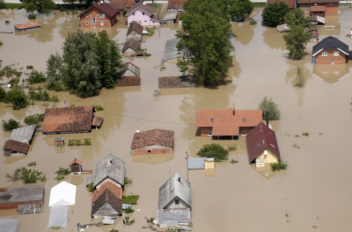 Üleujutused Serbias ja Bosnias.