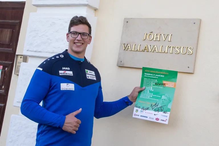 Sloveenlasest kettaheite maailmameister Kristjan Ceh osaleb neljapäeval Jõhvi vallamajas toimuval pressikonverentsil.