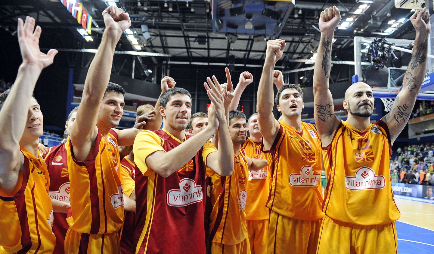 Makedoonia korvpallikoondislased.