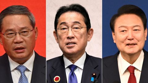 Hiina ja Jaapani peaministrid saabusid Souli tippkohtumisele