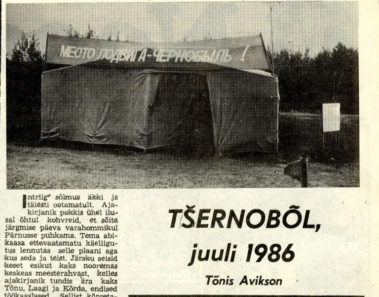 Reportaaž Tšernobõlist.