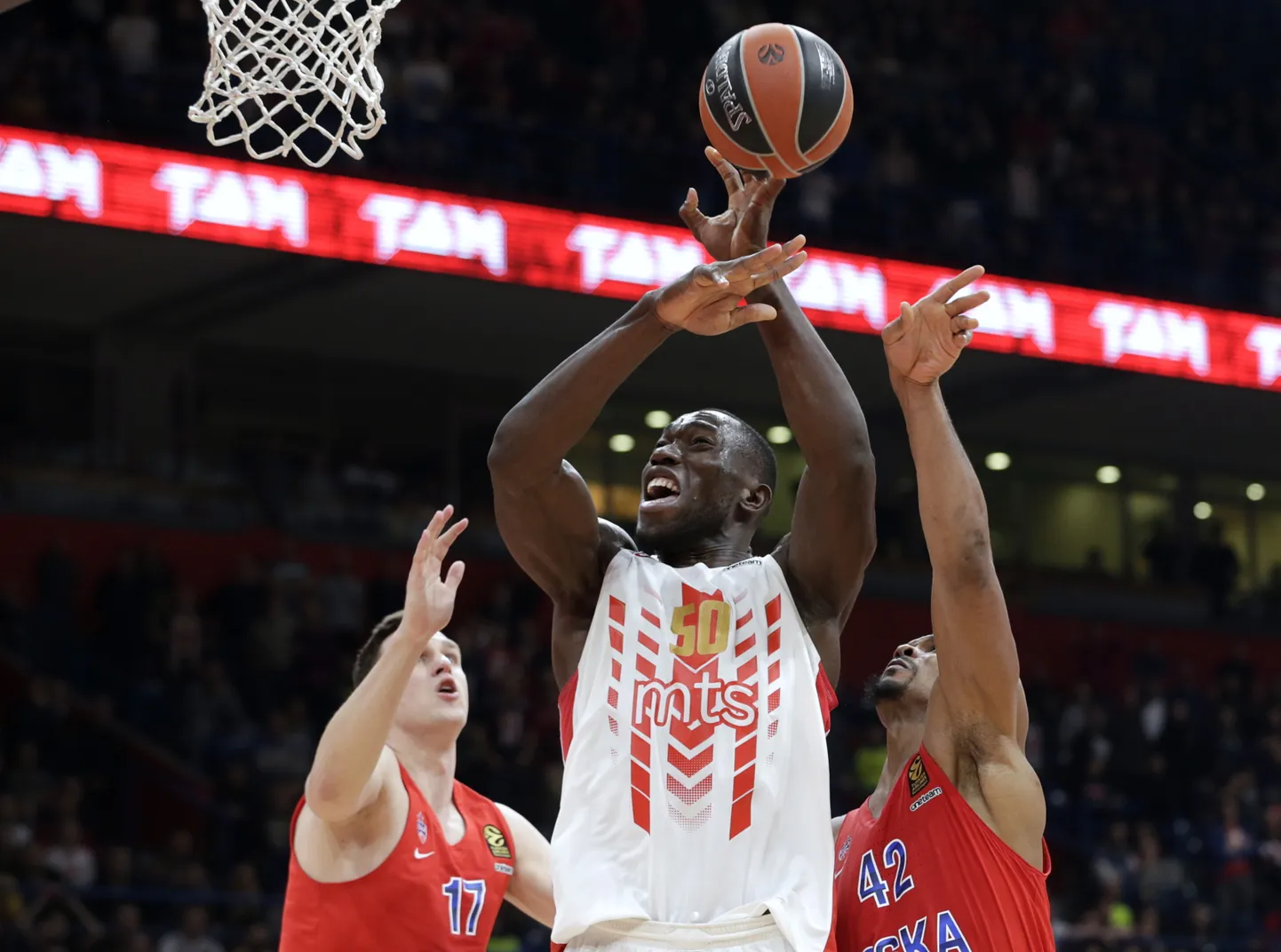 Michael Ojo (number 50).