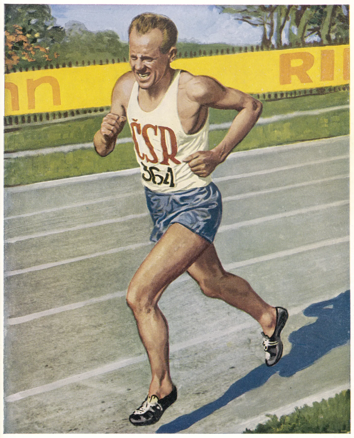 Emil Zátopek.