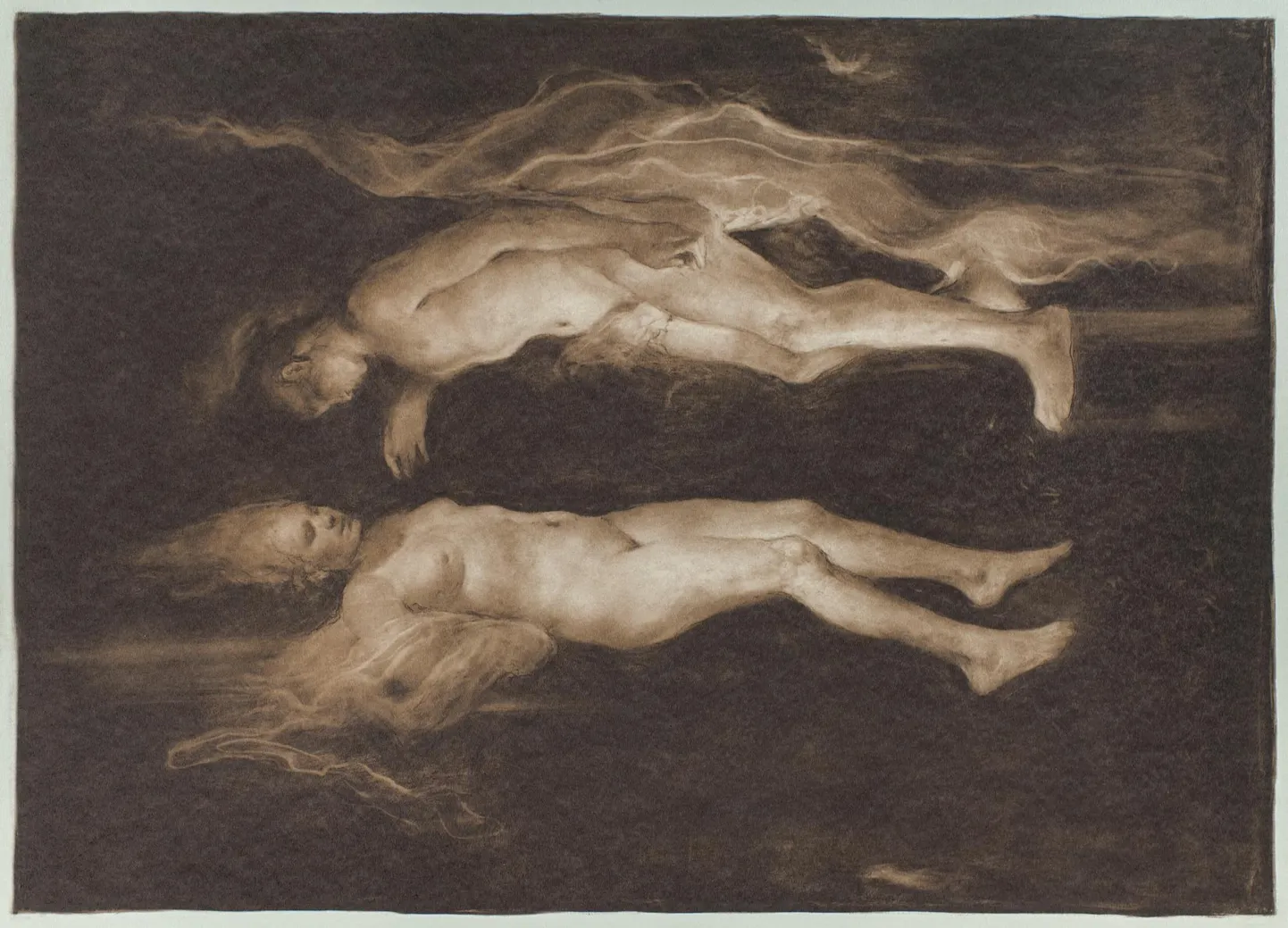 Odd Nerdrum (Norra), «Triivimine», litograafia, 2018.
