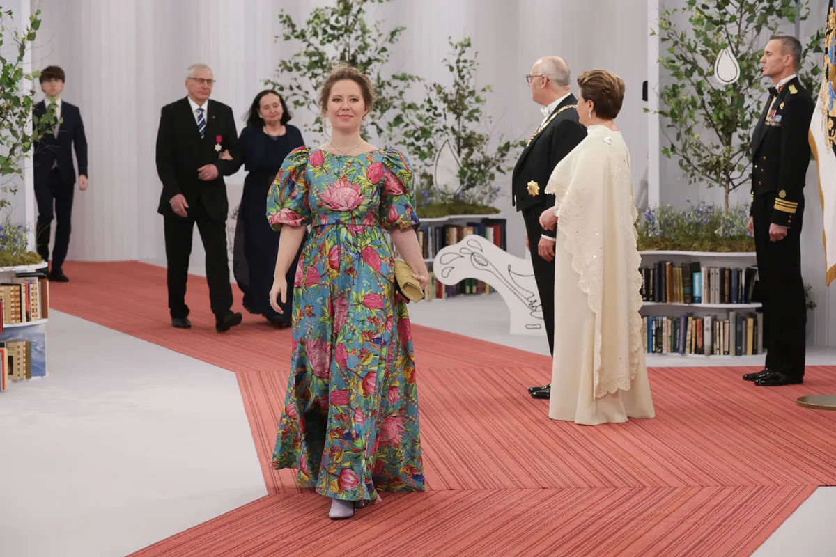 Liina Stein oli üks lemmikdisainereid äsjasel presidendiballil, moeavalikkus ootab põnevusega tema etteastet Tallinn Fashion Weekil. Pildil Silvi Grigorjeva.