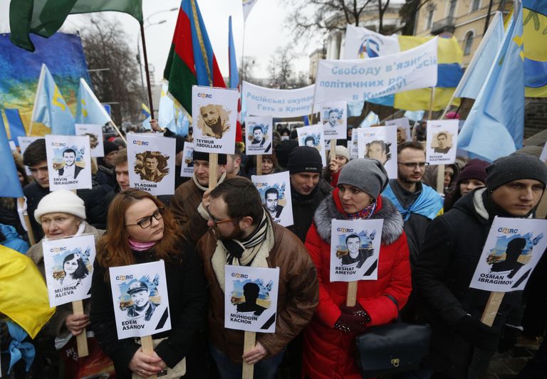 Ukrainlaste ja krimmitatarlaste Vene võimude vastane protest