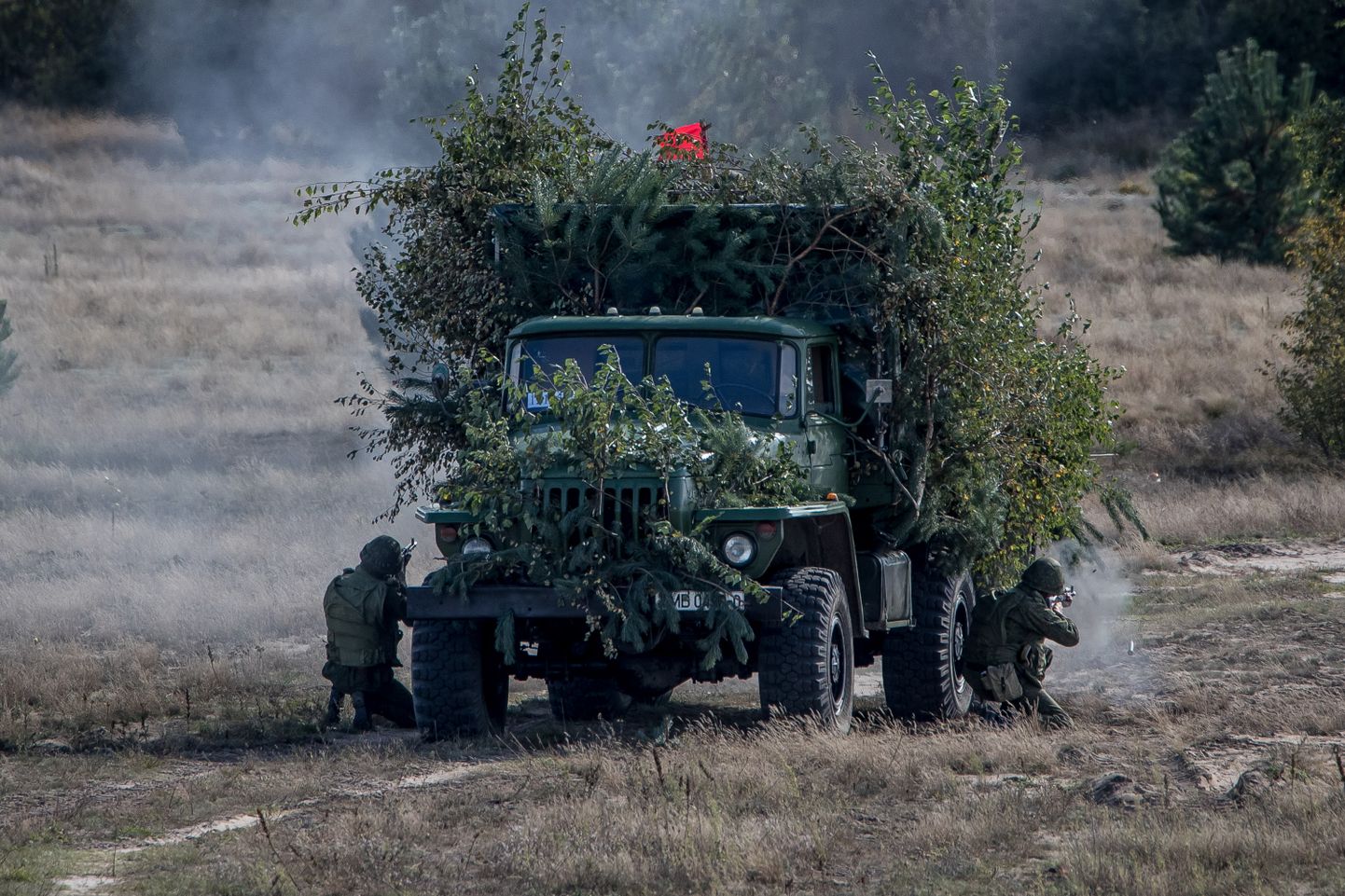 Vene ja Valgevene relvajõudude ühisõppus Zapad 2017 Valgevenes Domanovo polügoonil.