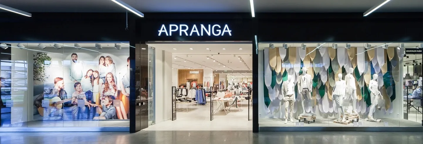 Магазин Apranga.