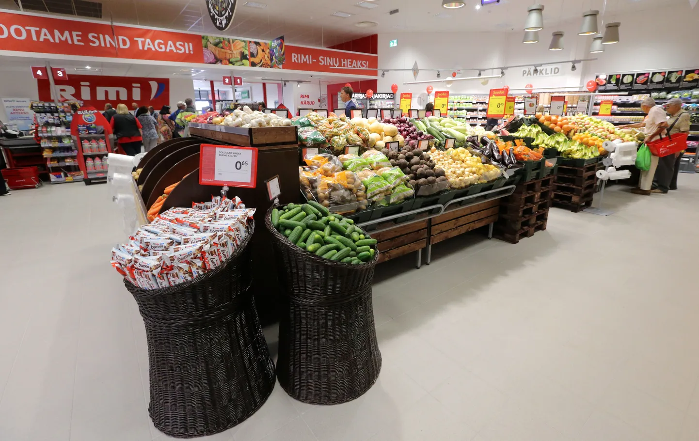 Rimi supermarket Sepa keskuses.