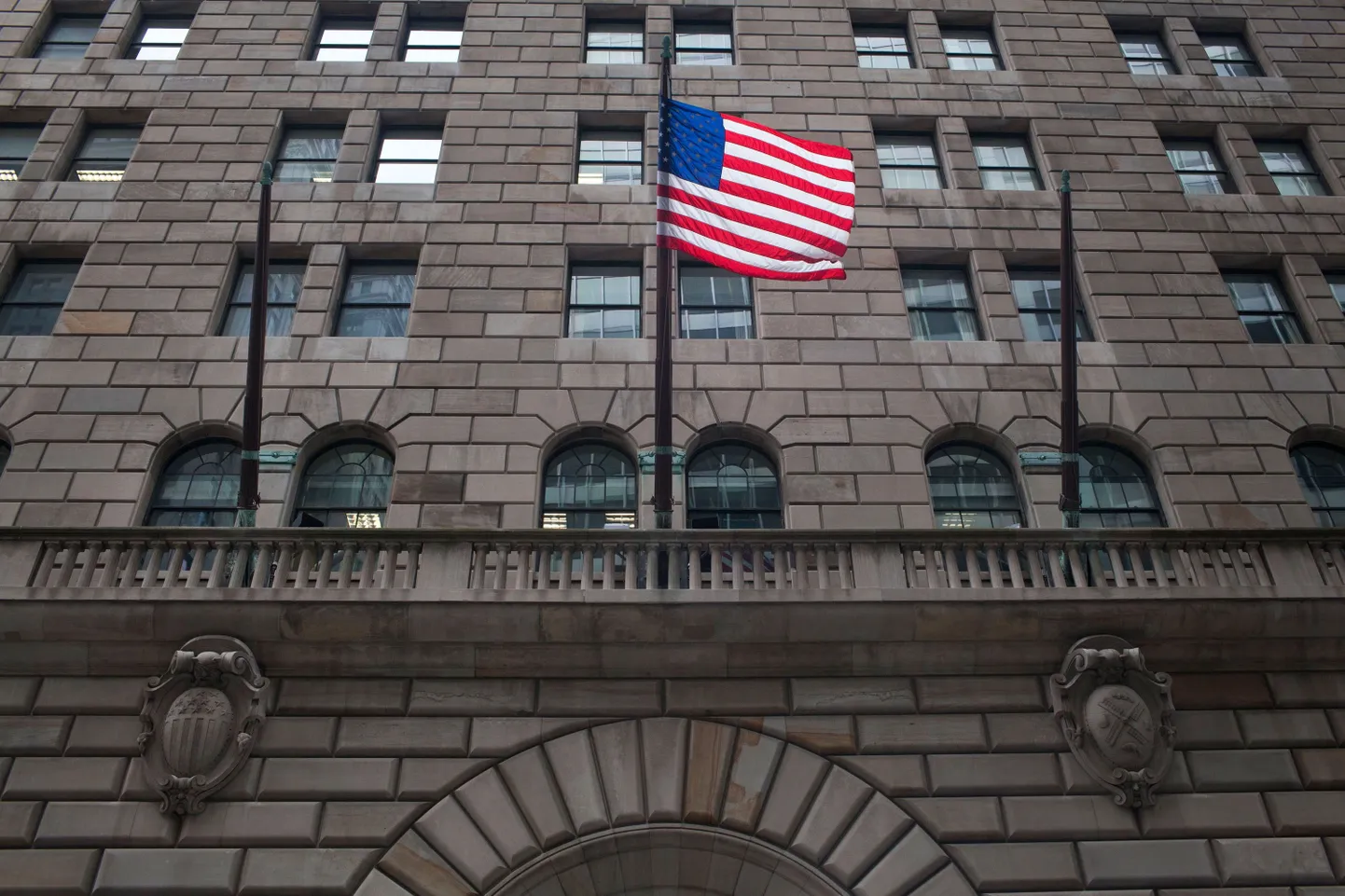 USA Föderaalreservi hoone New Yorgis
