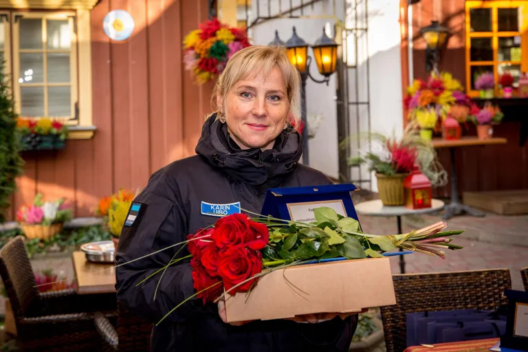 Aasta sotsiaaltöötaja koostööpartner Karin Uibo.