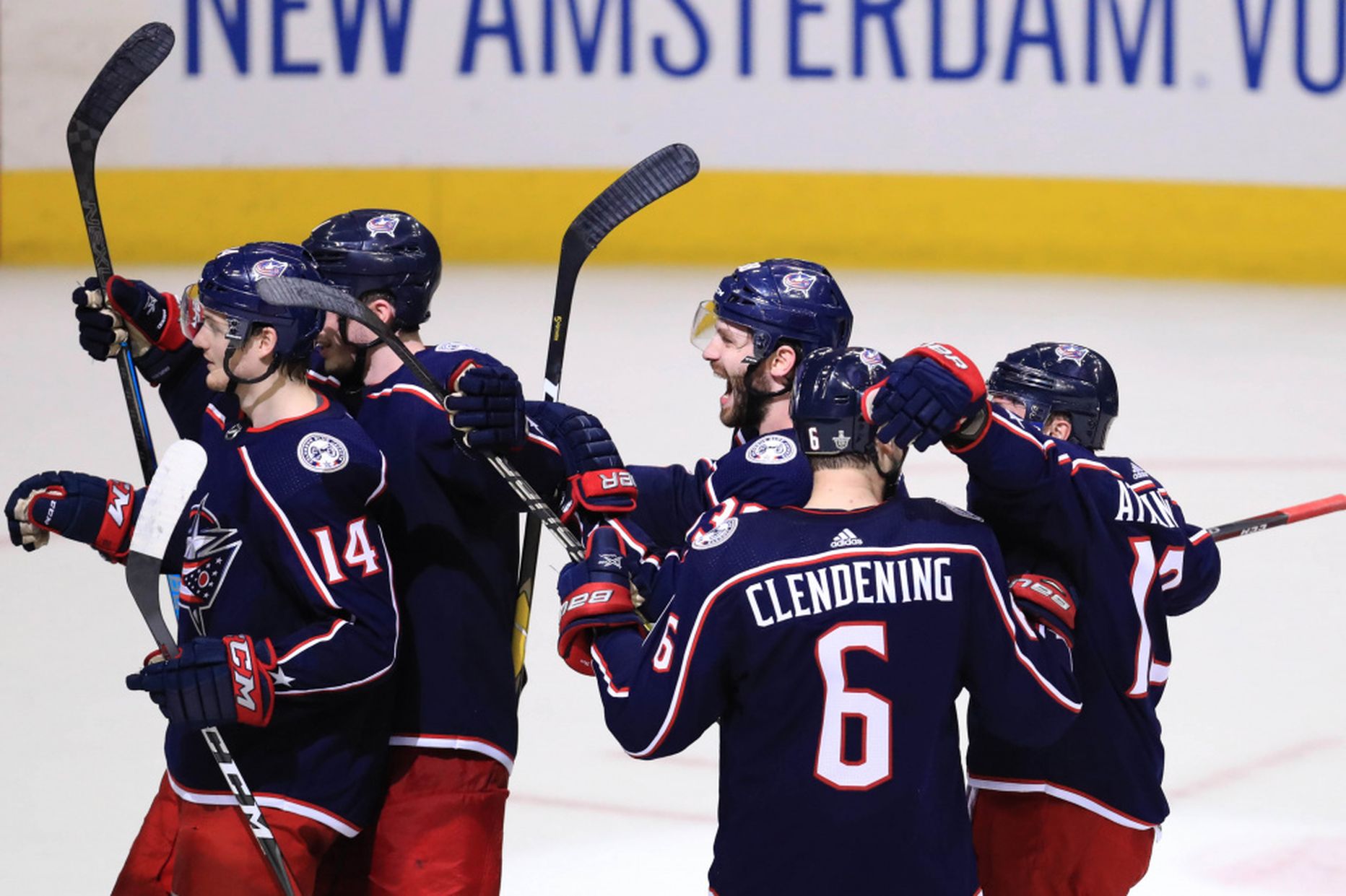 "Blue Jackets" hokejisti. 