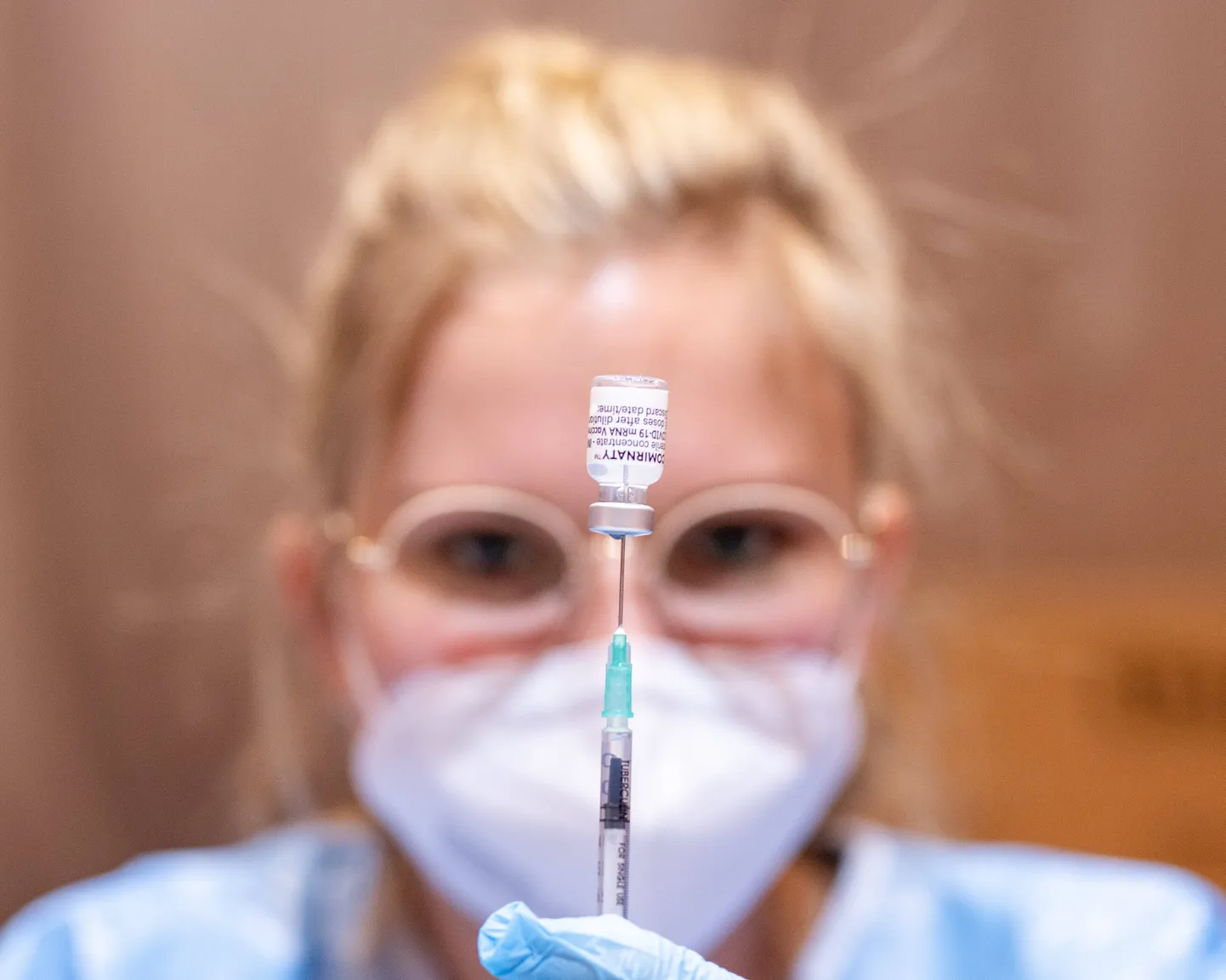 Pfizeri vaktsiini süstimine Austrias.