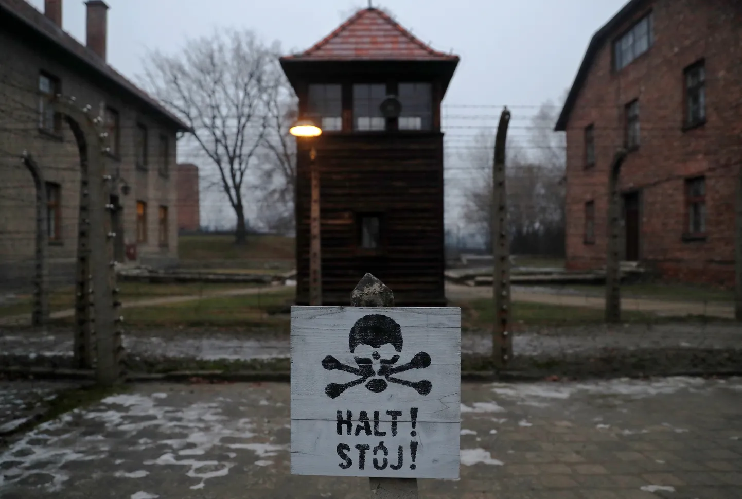 Концлагерь Освенцим в Польше.