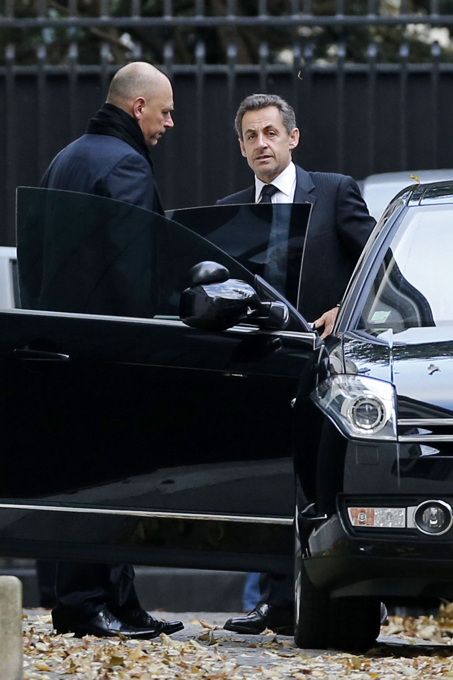 Nicolas Sarkozy täna Pariisis.
