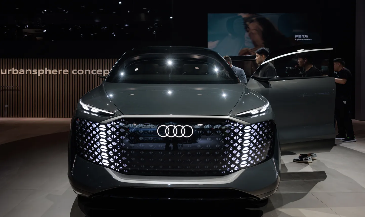 Audi autonäitusel Hiinas.