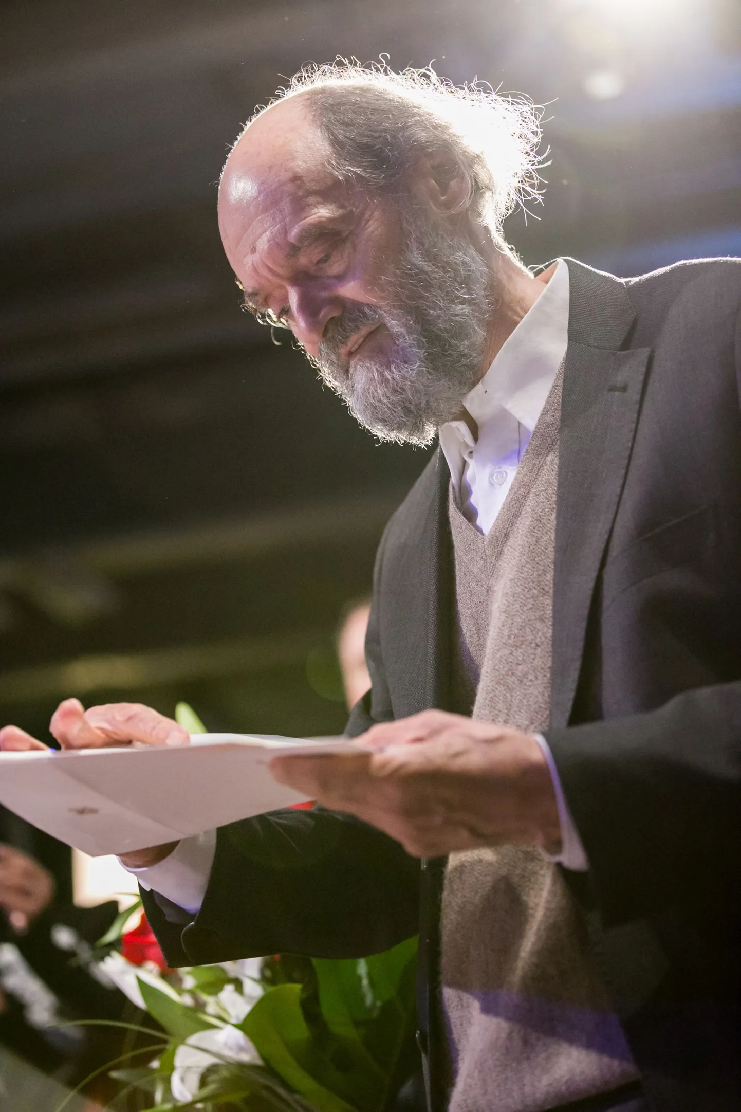Helilooja Arvo Pärt.