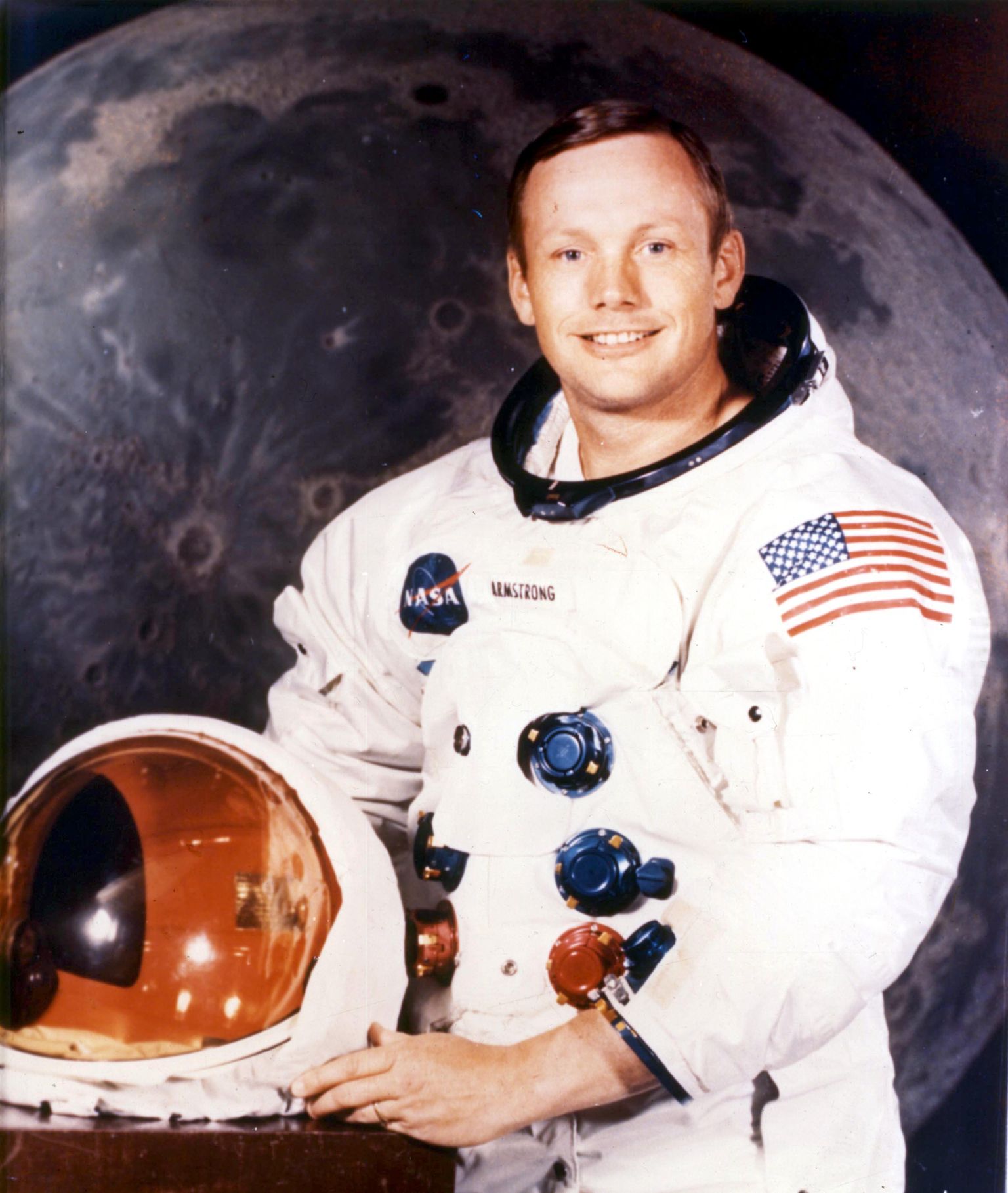 Neil Armstrong 1969. aasta NASA fotol