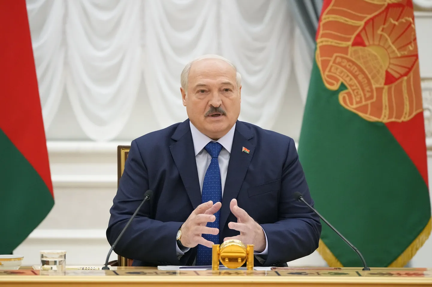 Valgevene riigipea Aljaksandr Lukašenka.
