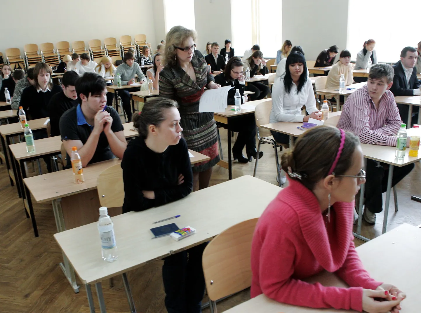 Экзамен в учебном заведении.